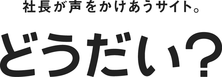 どうだい